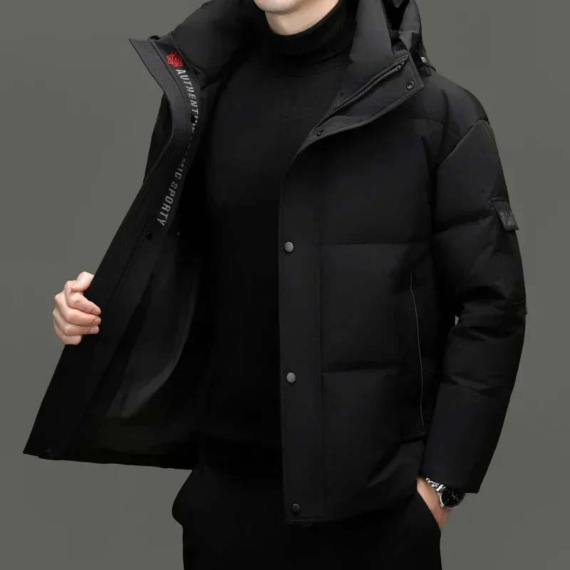 Short Down Jacket Designer Clothes Men 2025 New in Coats Lightweight Padded Jackets Duck Male Cold Coat for Winter