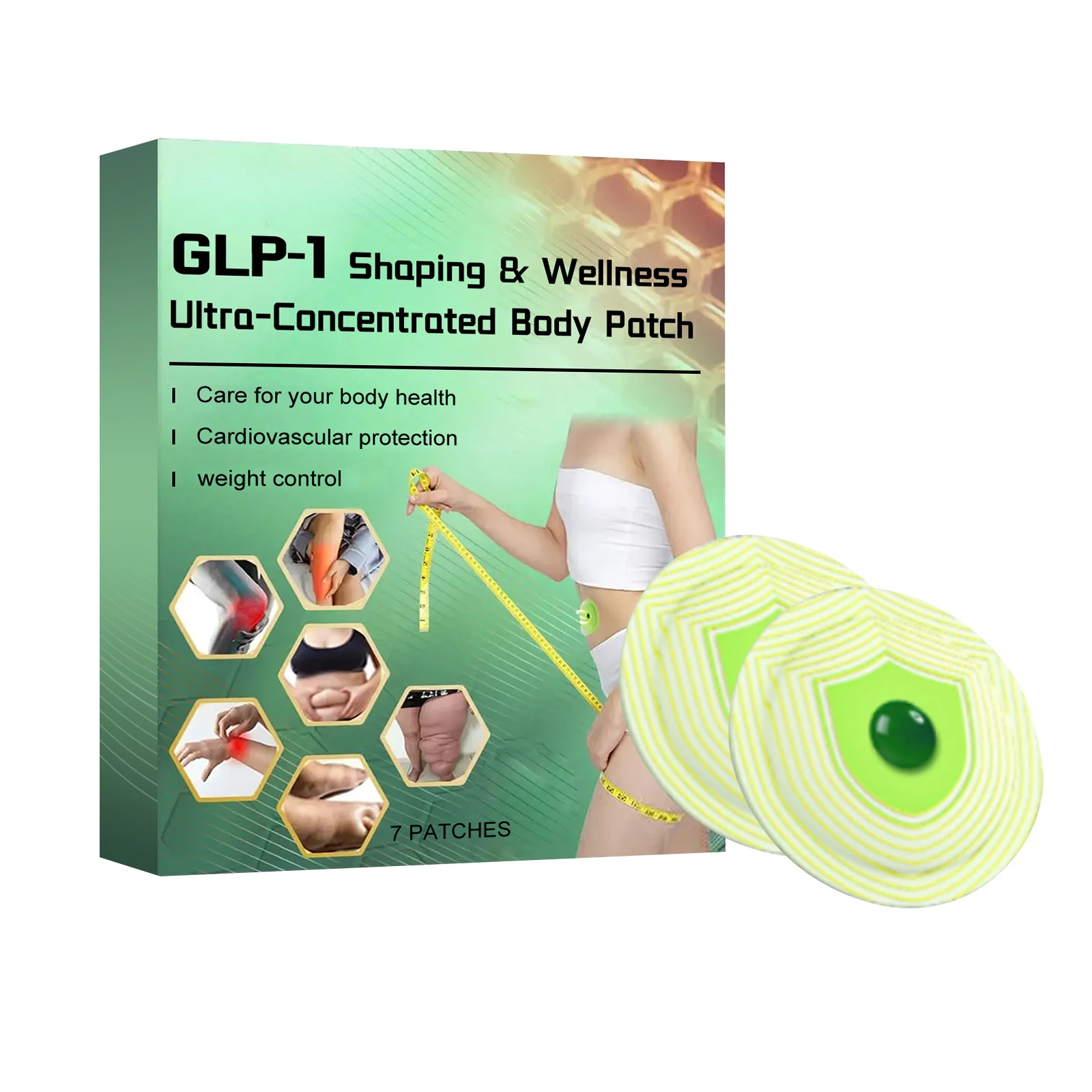 7ピースセット、99%のサンプルで1ヶ月以内に理想的なボディラインを実現、軽くて快適なラインで日常使いに最適