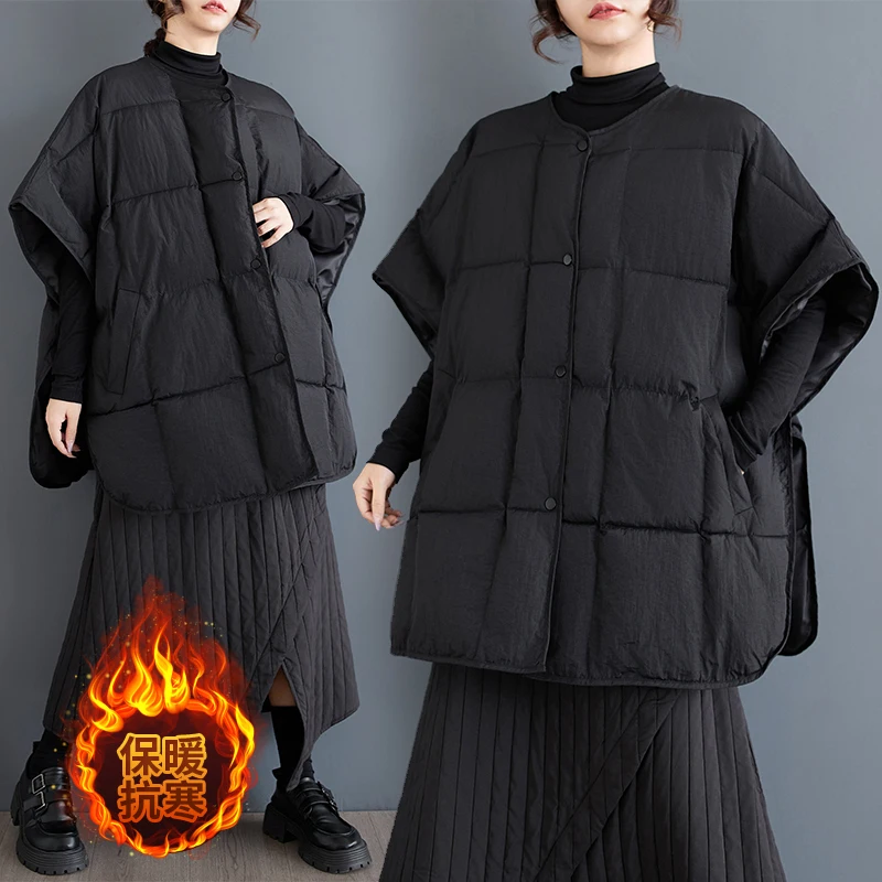 

Женский свободный хлопковый жилет в стиле ретро с капюшоном Ne, осенне-зимняя модная универсальная хлопковая майка по индивидуальному заказу