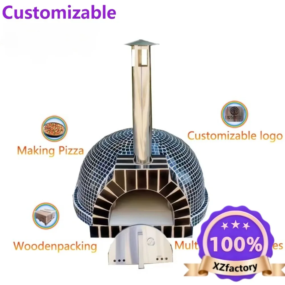 Factory Direct 2026 Wholesale Freestand Wood Fire Pizza Oven 12