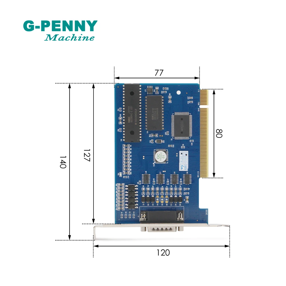 CNC 3 Axis Controller NC Studio Control Board PCI Motion Card Controller CNC Router Machine Interface Adapter Breakout Board