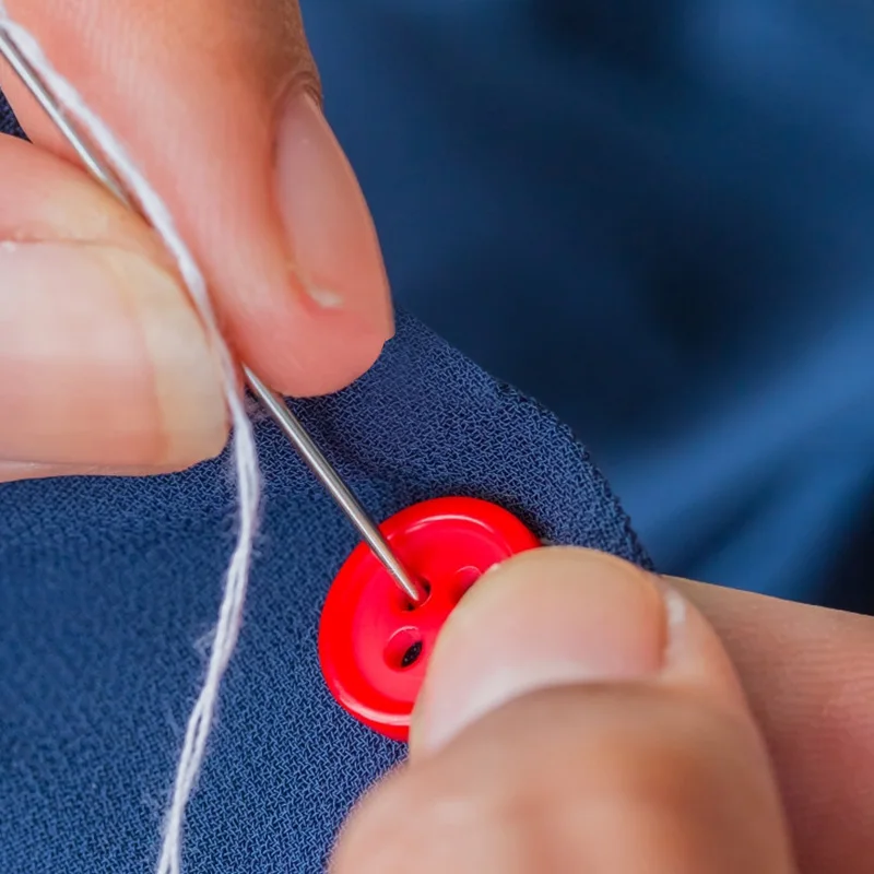 12/36PCS Sewing Needles Multi-size Side Opening Stainless Steel Darning Sewing Household Hand Tools