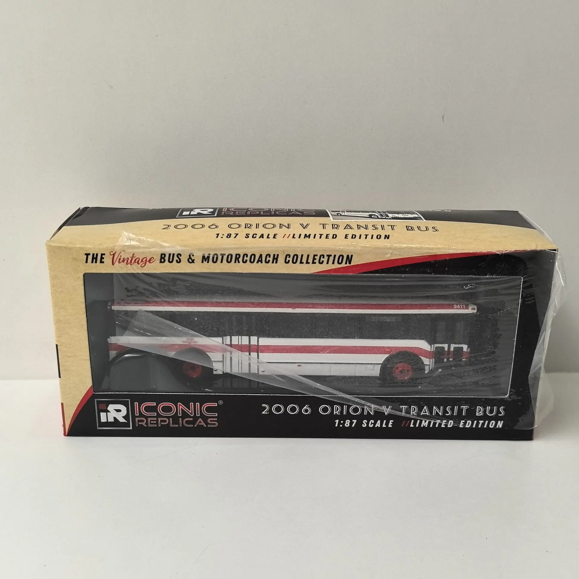 Diecast IR HO 1/87 Scale ORION V TRANSIT BUS 2006 2G Alloy Car Model
