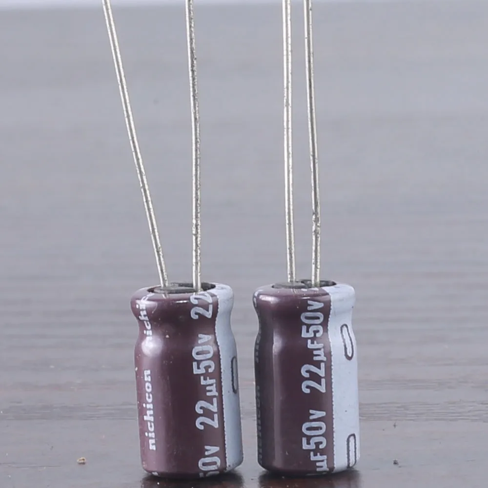 

20pcs Nichicon PB 22uf 50v 22mfd long life Capacitor -40~105℃ 6.3*11mm