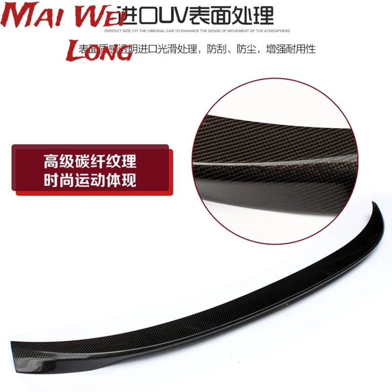 Car Rear Trunk Spoiler Lip Wing For BMW F16 X6 2015.7-2019 ABS Tailgate Lid Flap Decklid Splitter Trim Upper Body Kit