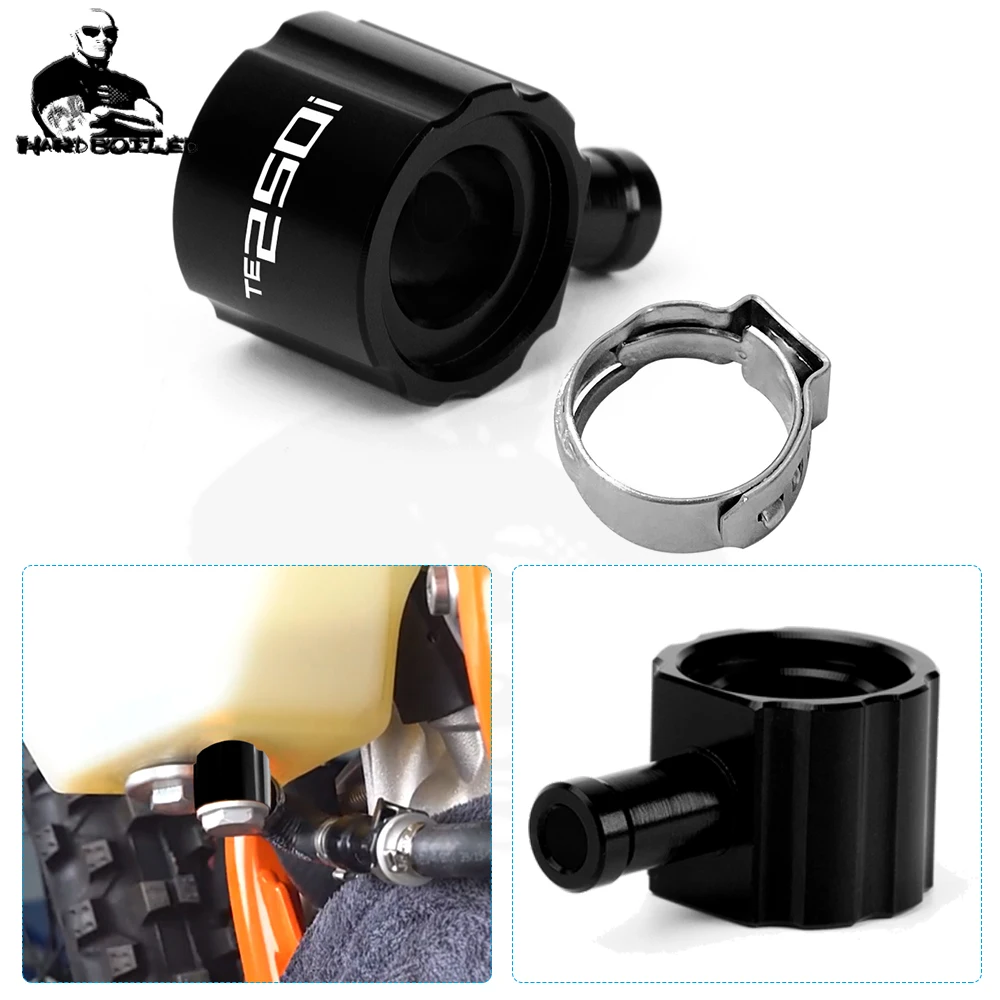 Aluminum Alloy Motorcycle Dirt Pit Bike Off Road Fuel Tank Connector FOR TE250i TE300i TX300i TE150i TE 150 250 I 2020 2021 2022