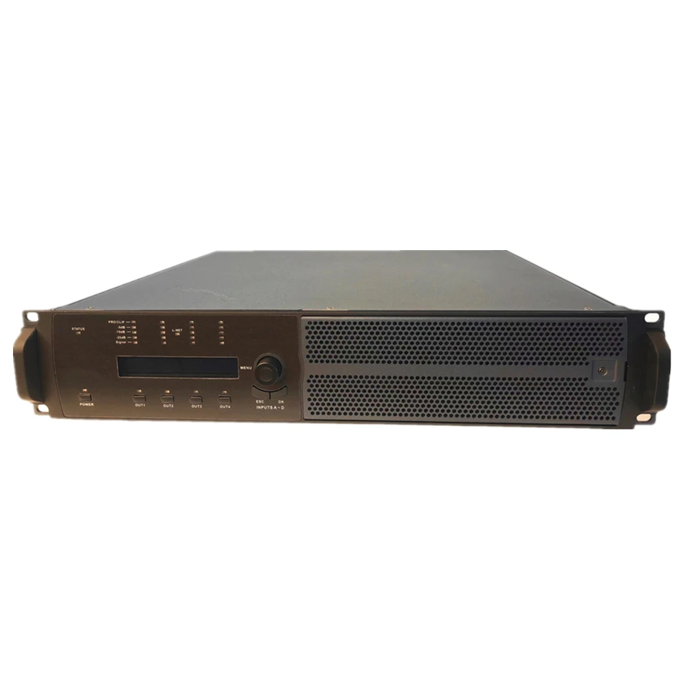 Dsp Power Amplifier Professional 4 Channel 2200w 8ohm Stereo Speaker Amp