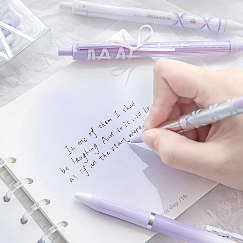 Versenkbares Gel -Stift 0,5 mm Schnelltrocknungs -Journaling -Stift -Büro -Schreibwerkzeug