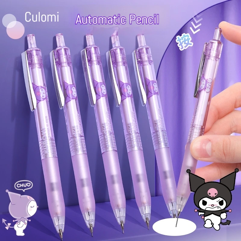 

Iigen милый мультфильм аниме кукла Kuromi металлический зажим для ручки автоматический карандаш милый мультфильм студент письмо 0,5 мм автоматический карандаш