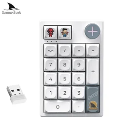 Darmoshark Numeric Mechanical Keypad Wireless Bluetooth Hot Swap K3Pro 19 Key Numpad Keyboard Huano Switch For Office Laptop PC