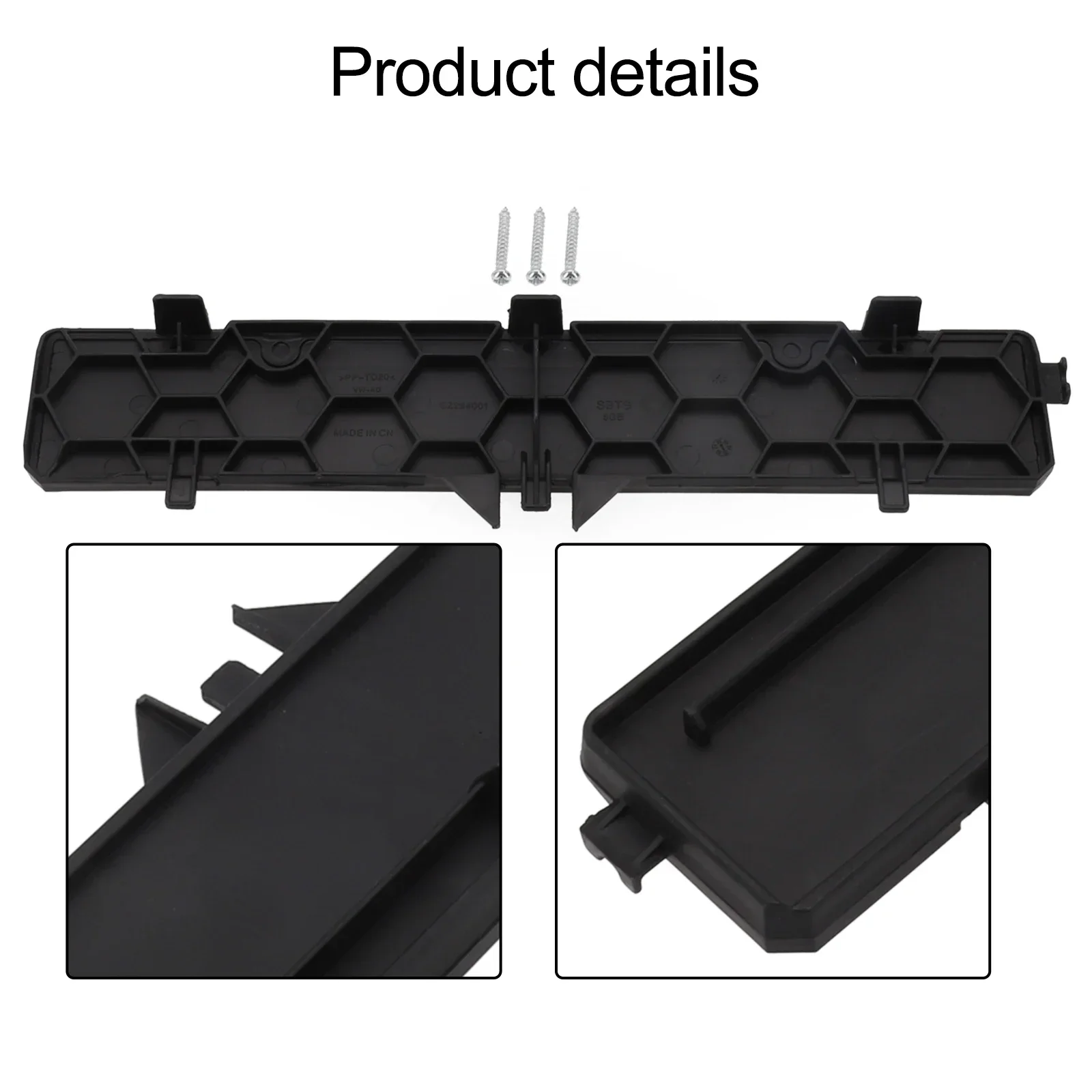 Car Air Conditioning Dust Filter Cover For Golf MK7 For Passat 5Q0819422A Black High Reliability Easy Installation