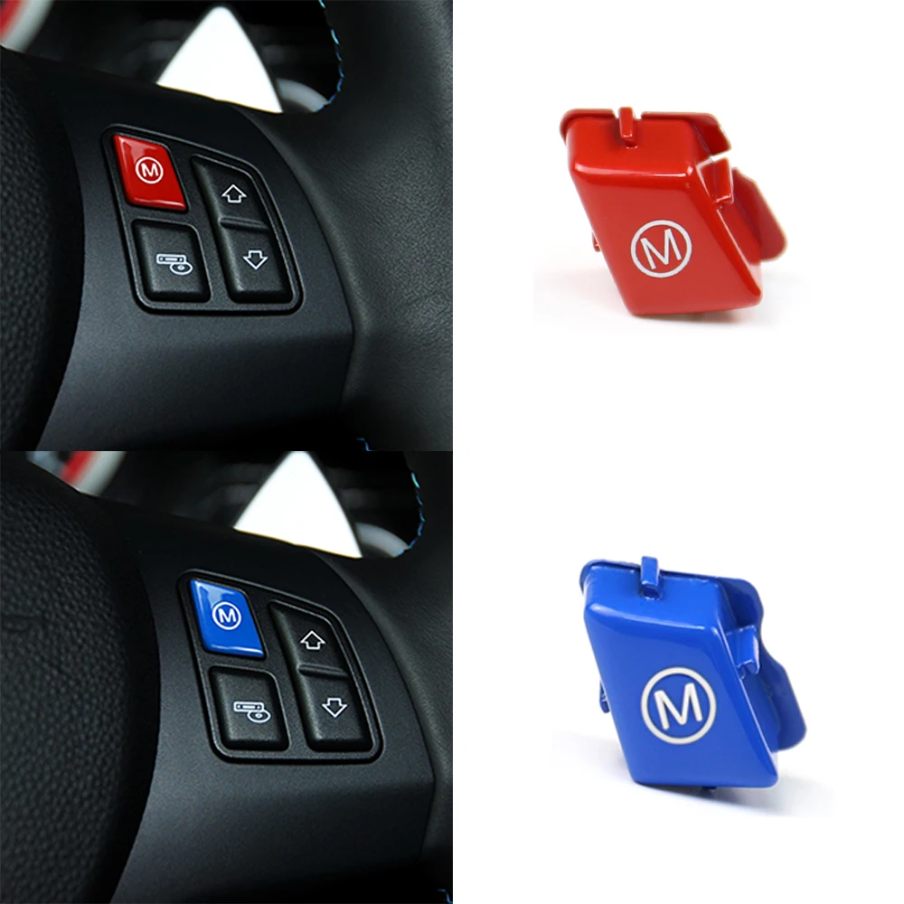 

Steering Wheel M Button Switch Cover For BMW 3 Series M3 E90 E92 E93 2007-2013 Peplacement Cover Accesorios Para El Coche