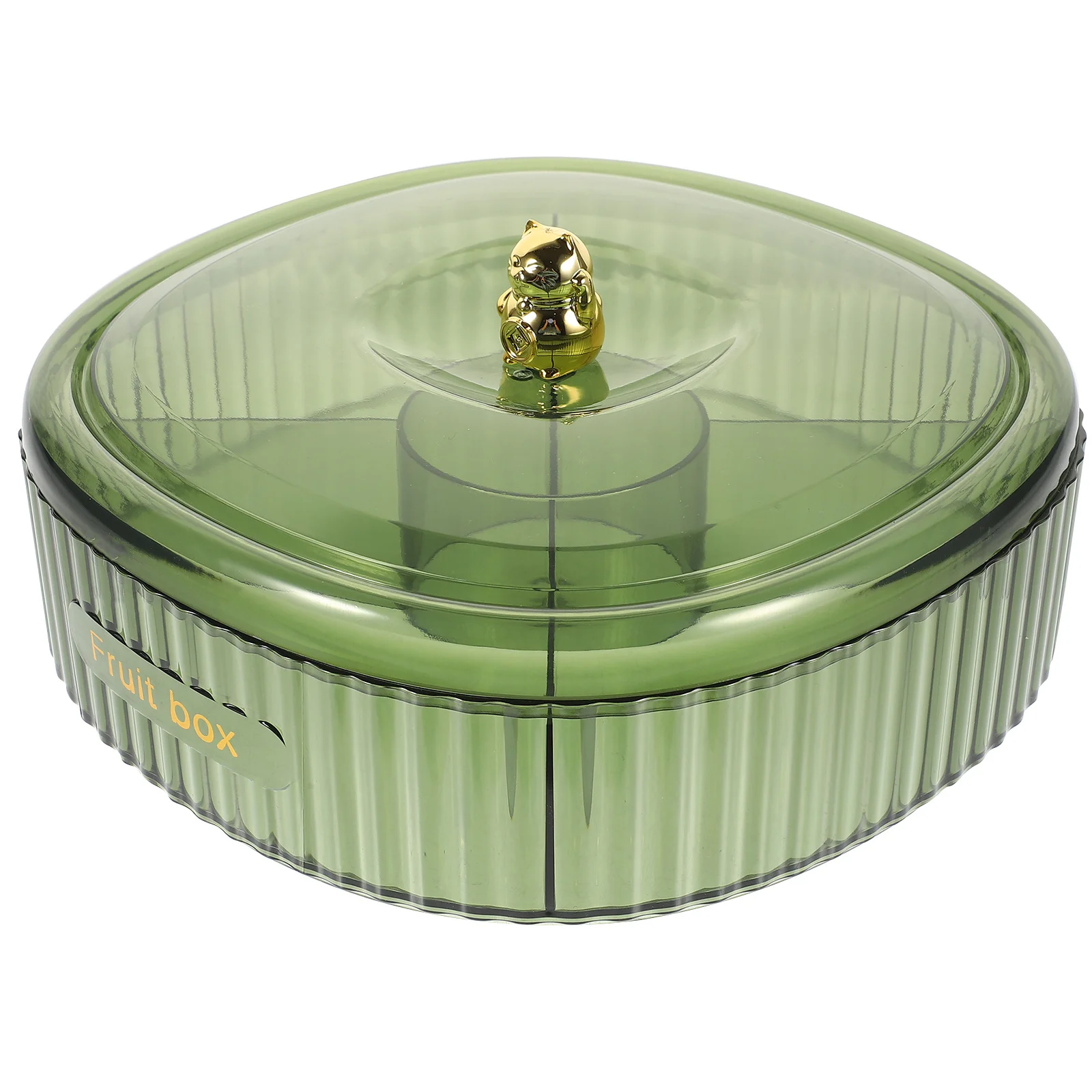 

Fruit Snack Storage Box Transparent Single Layer Large Capacity Candy Dried Fruits Nuts Serving Tray Kitchen Dining Room