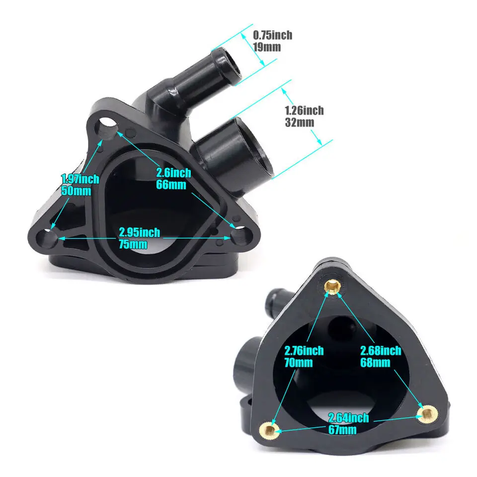 High quality Engine Coolant Thermostat w Housing FOR 2002-2006 Honda Civic CRV Acura CSX RSX 19320-PNA-003 19320PNA003