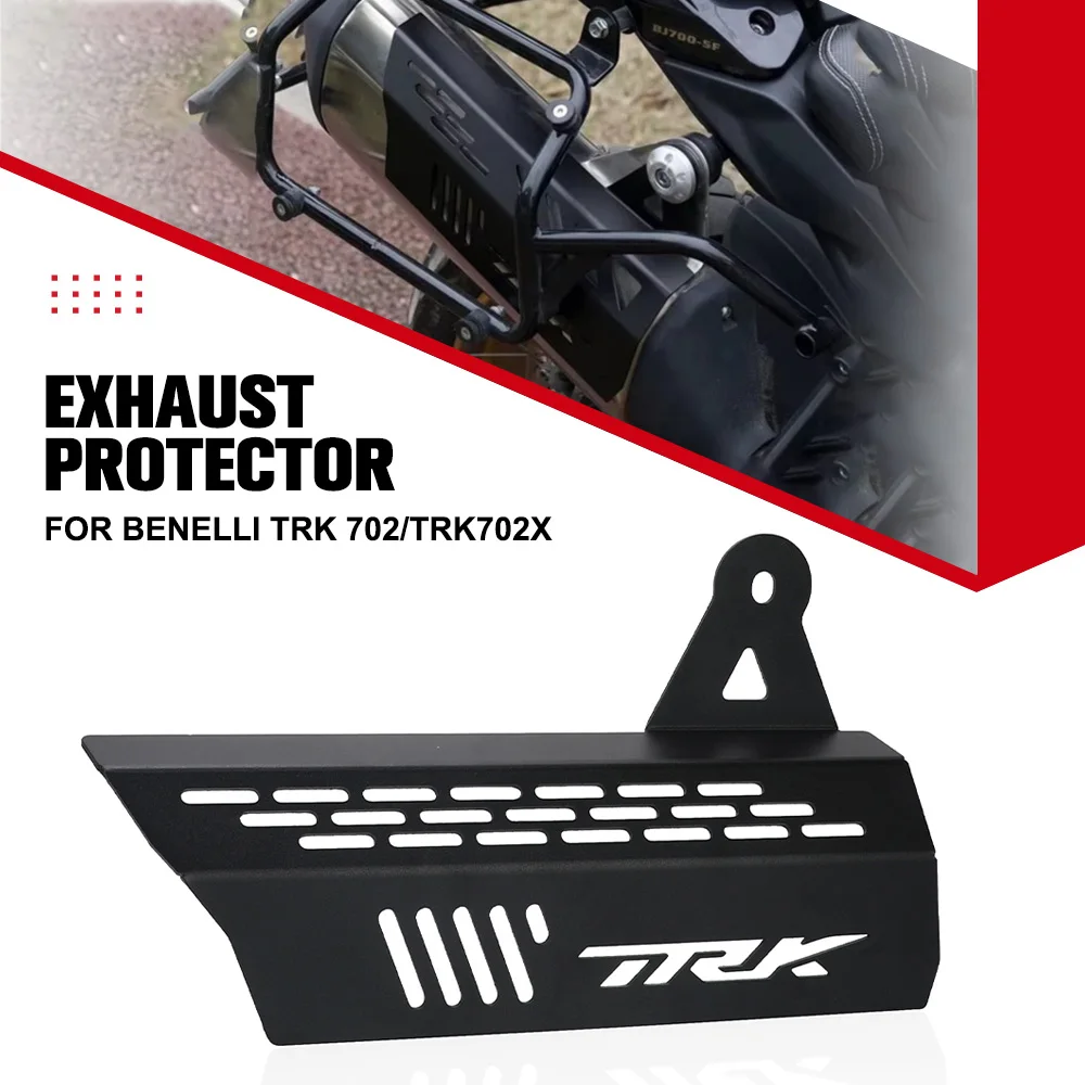 

Motorcycle Exhaust Pipe Protector Heat Shield Cover Guard For Benelli TRK 702/TRK702X Anti-scalding Cover Accessories Aluminium