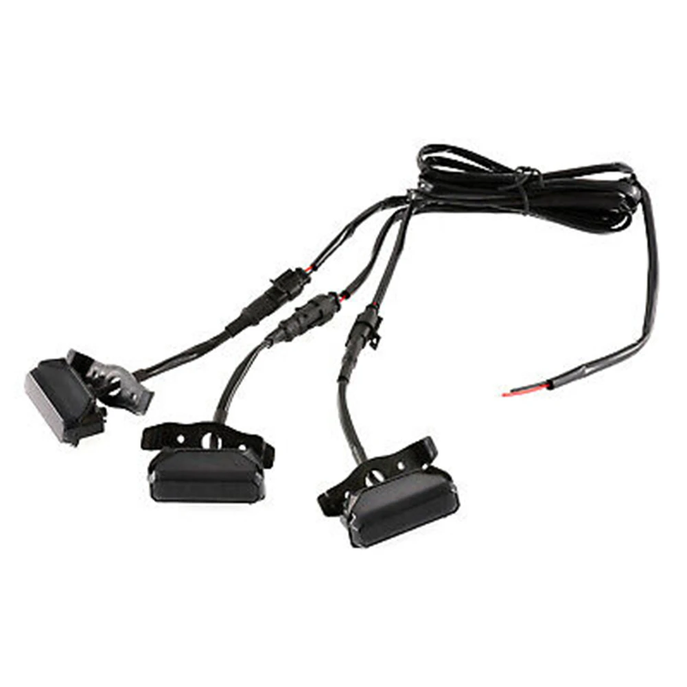 

Trim Medium Net Front Grille Lights CAR Decoration Light ABS Amber Light Daytime Running Lights Dustproof Smoked Shell