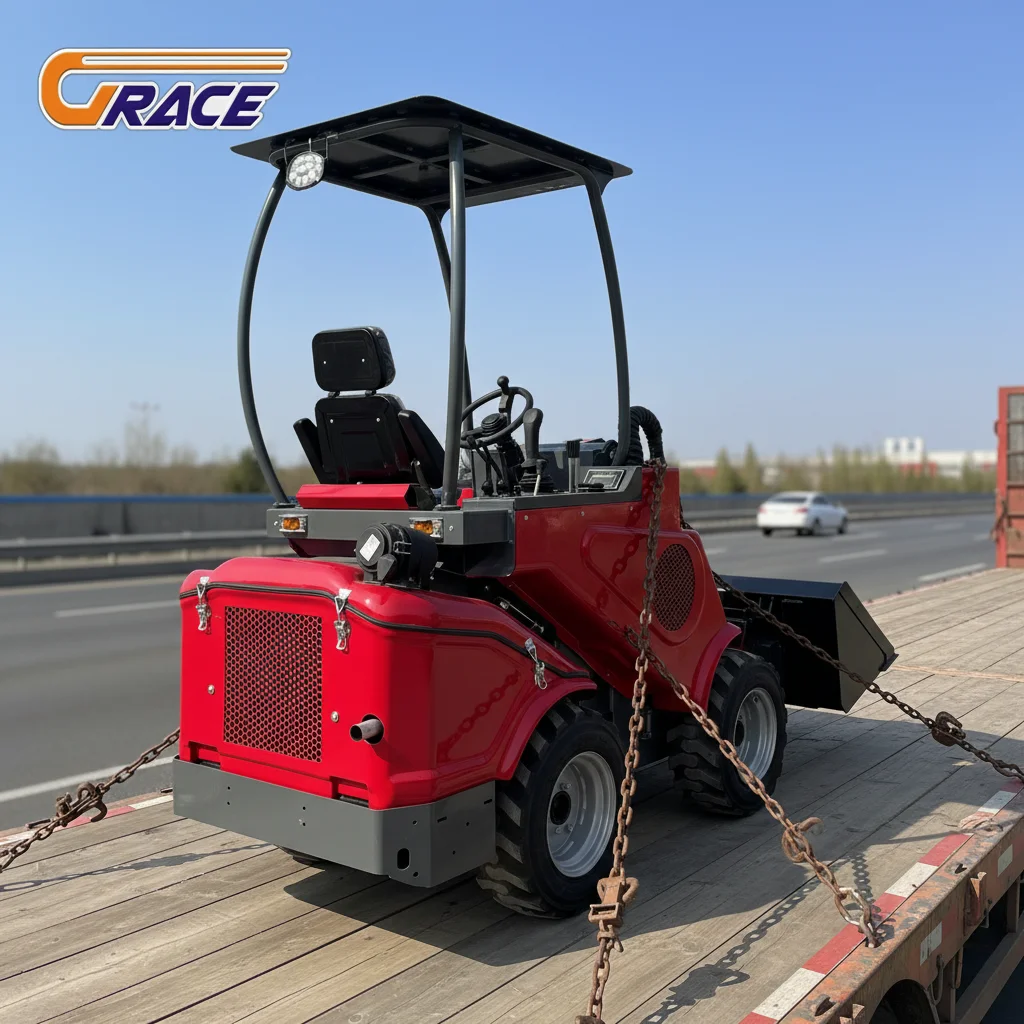 2 Ton Backhoe Loader Diesel Hydraulic Light Duty Backhoe for Small Construction