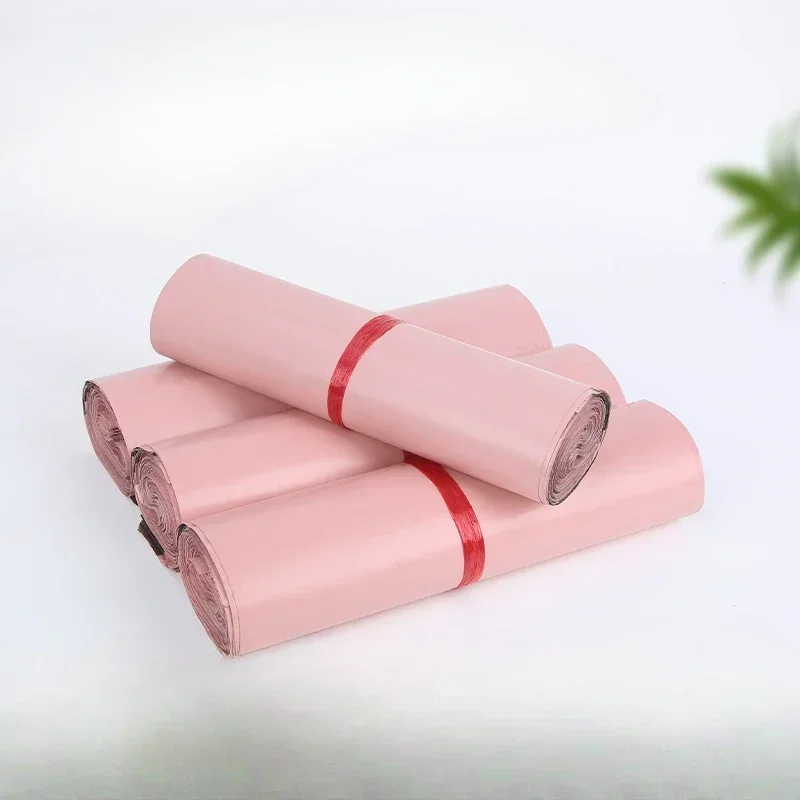 

2024 New Material New Pink Practical Express Bag Clothing Packing Bag Thickened White Logistics Bag Black Express Bag