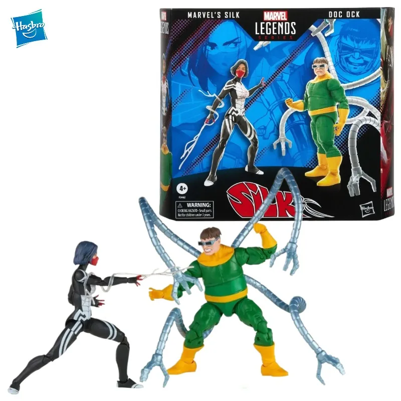 

New Original Hasbro Toys Marvel Legends Series Spider-Man 60th Anniversary Doctor Octopus Marvel’s Silk Action Figure Original
