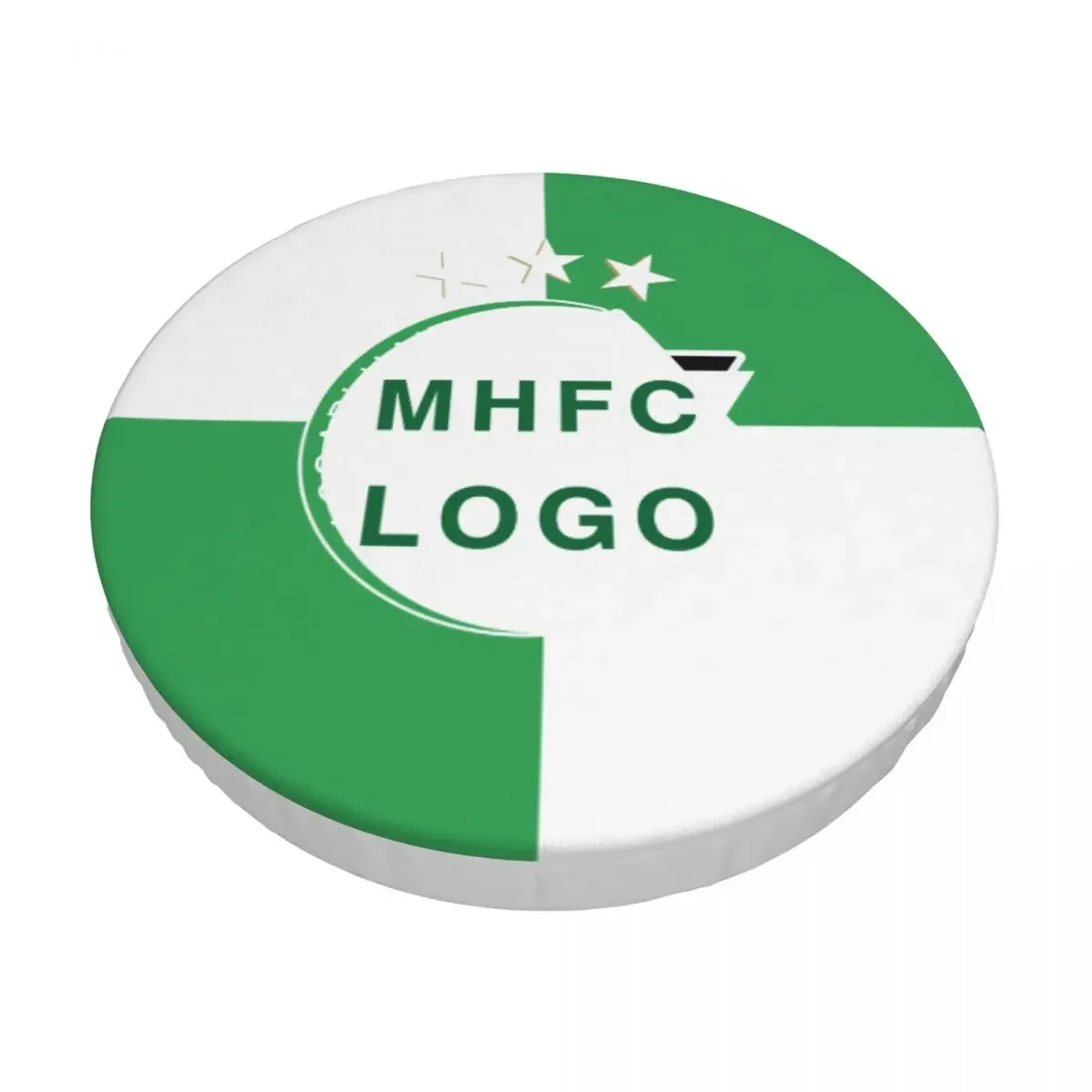 Israel Maccabi Haifa F.C MHFC Champion Round Chair Cover Removable Stool Cover Solid Seat Cushion Protector