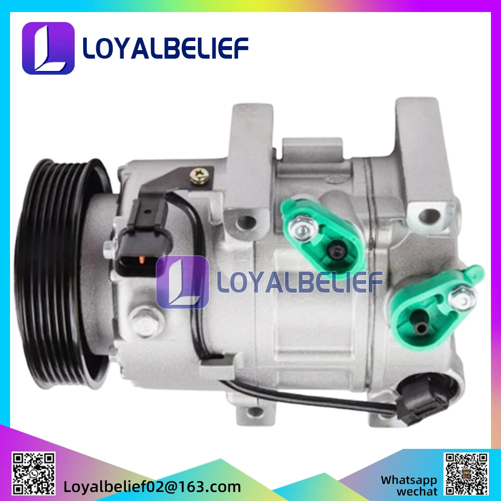 

VS16E AC Compressor For Hyundai Sonata VI YF 2.0 2.4 Kia Optima 2.0 2010 CVVL G4KD 977013V110 29159C