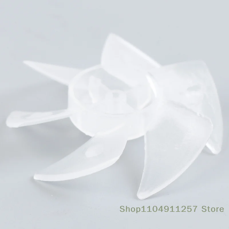 1 個小電力ミニプラスチックファンブレード 6 葉ヘアドライヤーモーター用