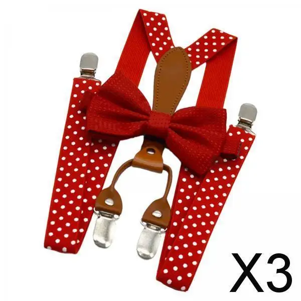 Bretelles élastiques réglables unisexes, bretelles formelles à la mode avec nœud papillon pour costume de smoking, fête de Cocktail