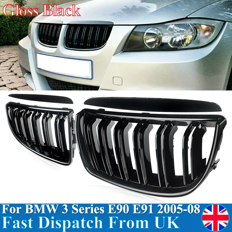 

ДЛЯ BMW E90 E91 Передняя решетка-бампер 3 СЕРИЯ 318d 320d 330d 2005 2006 2007 2008 ГОРЯЧАЯ ЗАКАЗКА ЧЕРНАЯ KIDNEY GRILL GRILLS