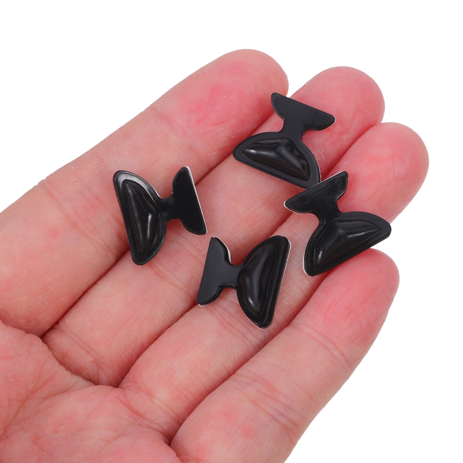 

20Pairs Glasses Nose Pads Butterfly Shaped Soft Silicone Air Cushion Self-Adhesive Replacement Nosepad for Daily Wear Eyewear