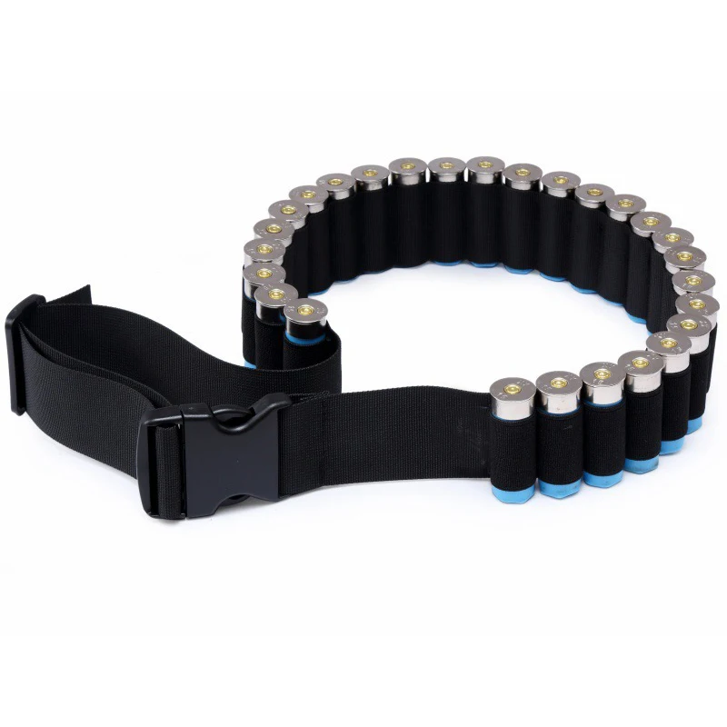 27/30/50 Rounds Shotgun Bandolier Belt Adjustable Tactical Shotgun Shell Carrier Ammo Pouch Holder 12 Gauge Hunting Accessories