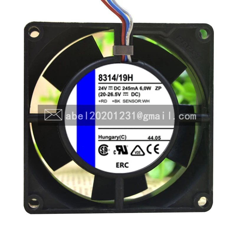 

BRAND NEW 8314/19H 24VDC ORIGINAL COOLING FAN 8CM 8032 80*80*32MM