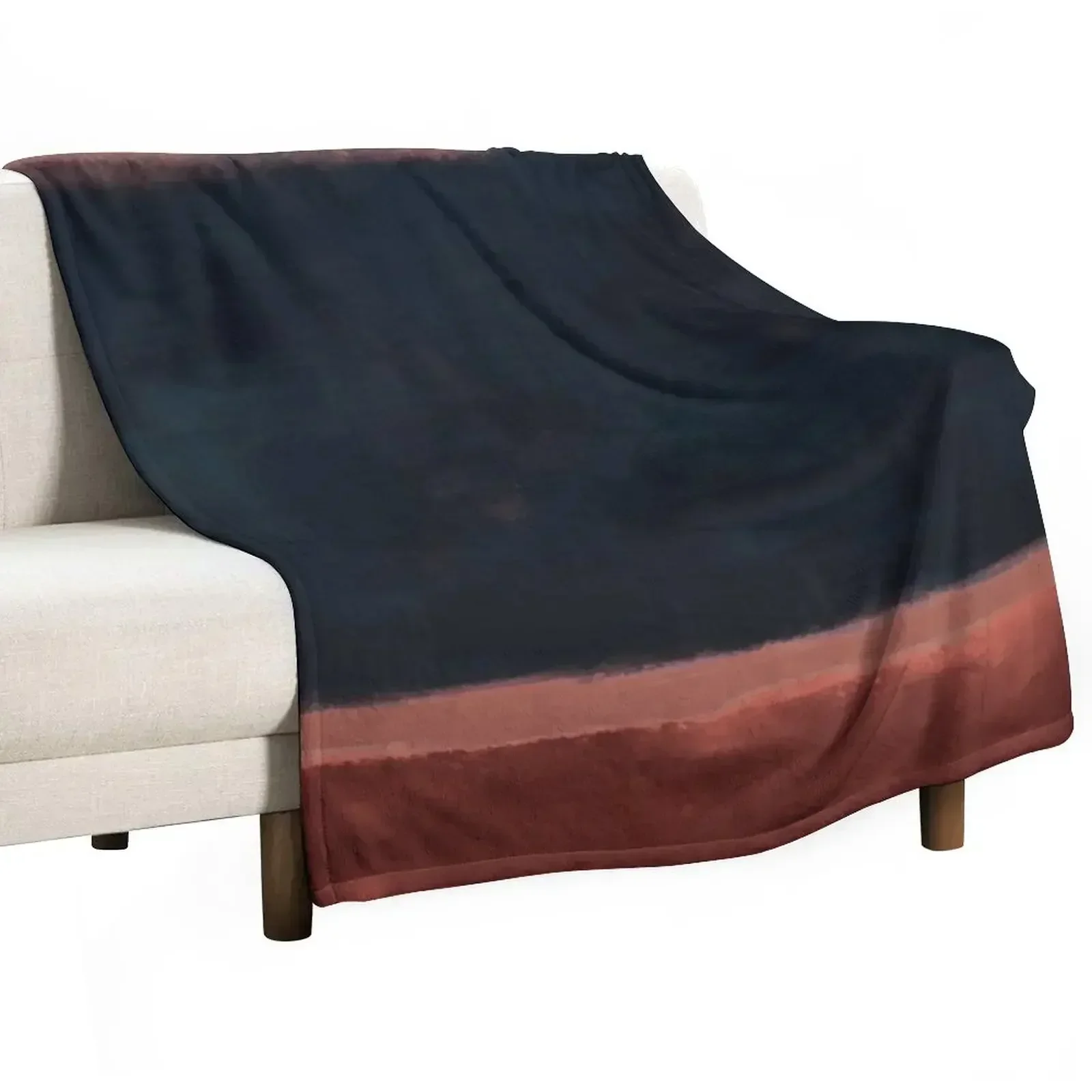 Rothko Inspired #27 Throw Blanket sofa bed wednesday warm for winter Blankets