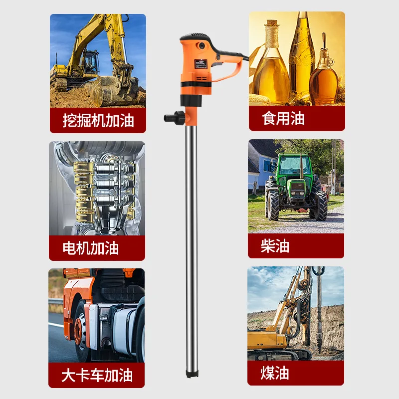 Portable Electric Barrel Pump 220V Explosion‑Proof Corrosion Resistant Pump For Diesel Chemical Liquid Transfer