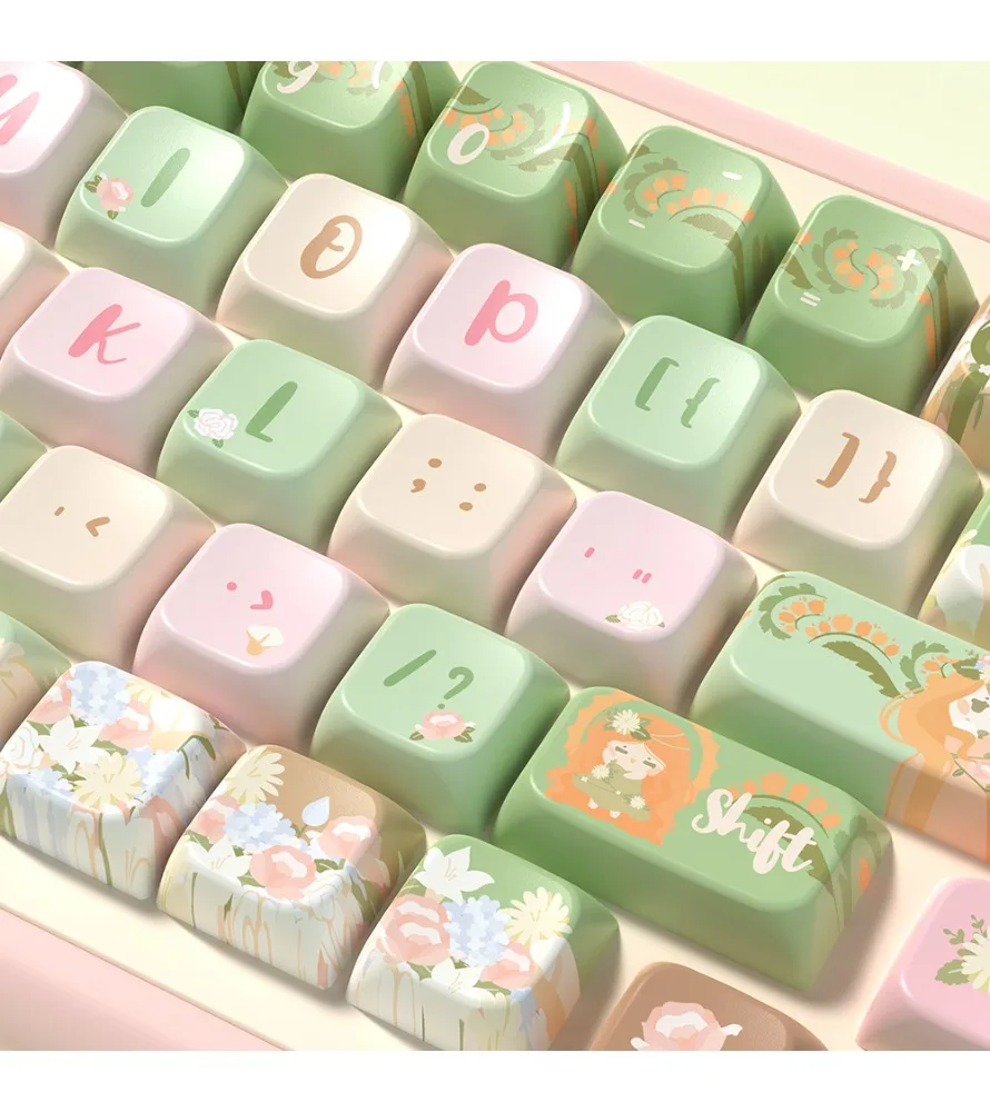 

Key caps Muxia garden key caps MDA highly personalized customized pbt sublimation mechanical keyboard cap