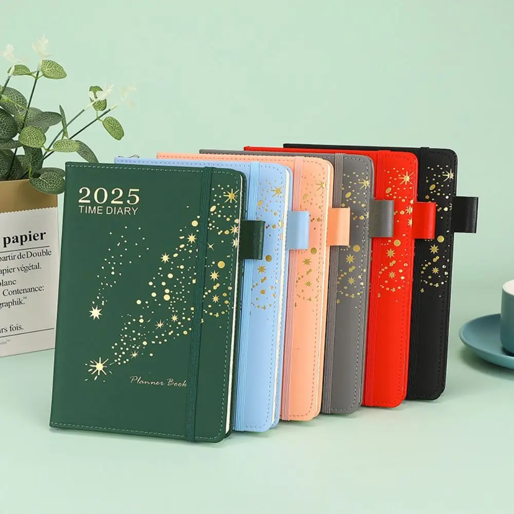 

A5 2025 Agenda Planner Notebook 180 Pages Paper 12 Months Planner Notebook Multifunction Creative 365 Days Notepad Daily Planner