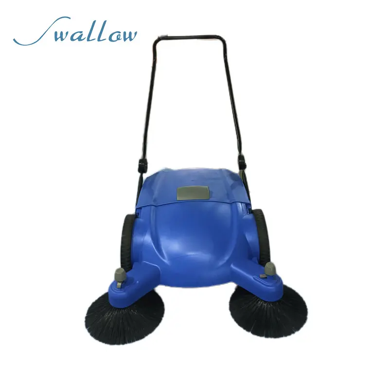 Street Cleaner 55L 70L 80L Unpowered Push Sweeper Large Capacity Road Outdoor Ride on Floor Sweeper