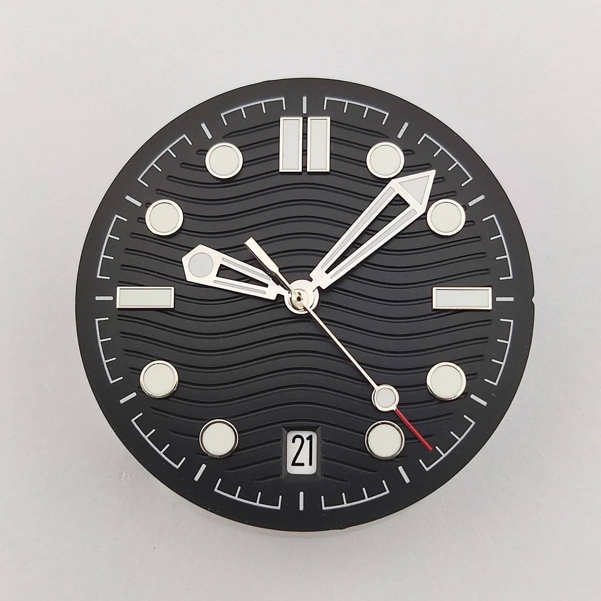 NEW 42mm Watch Case Convex Mirror Arch Glass Watch Case NH35 Watch Case Stainless Steel Case For NH35/NH36 Movement 31.7mm Dial1