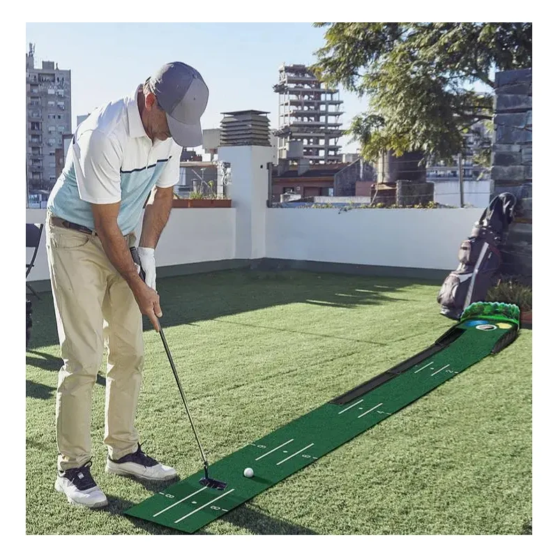 

Golf Putting Practice Device Golf Training Equipment Indoor and Outdoor Putting Practice Mat Velvet Blanket Set Trainer as Gifts