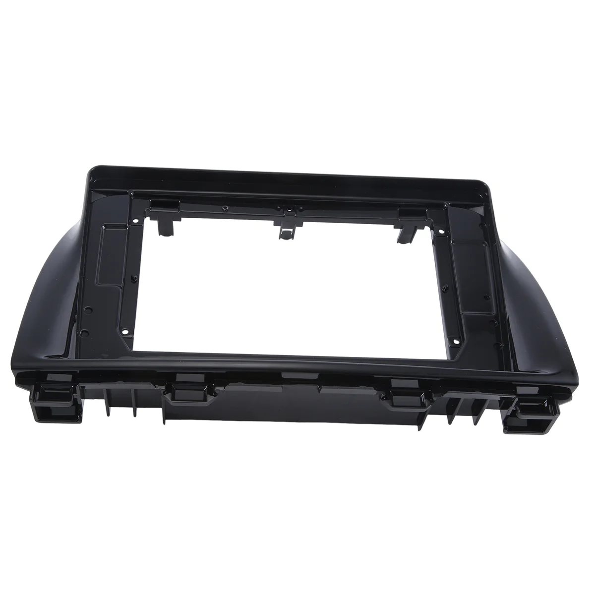 2 Din 10.1 Inch Car Radio Fascia Panel Frame Dashboard ABS+PC Plastic Installation Trim Kit for Mazda CX-5 2013-2015