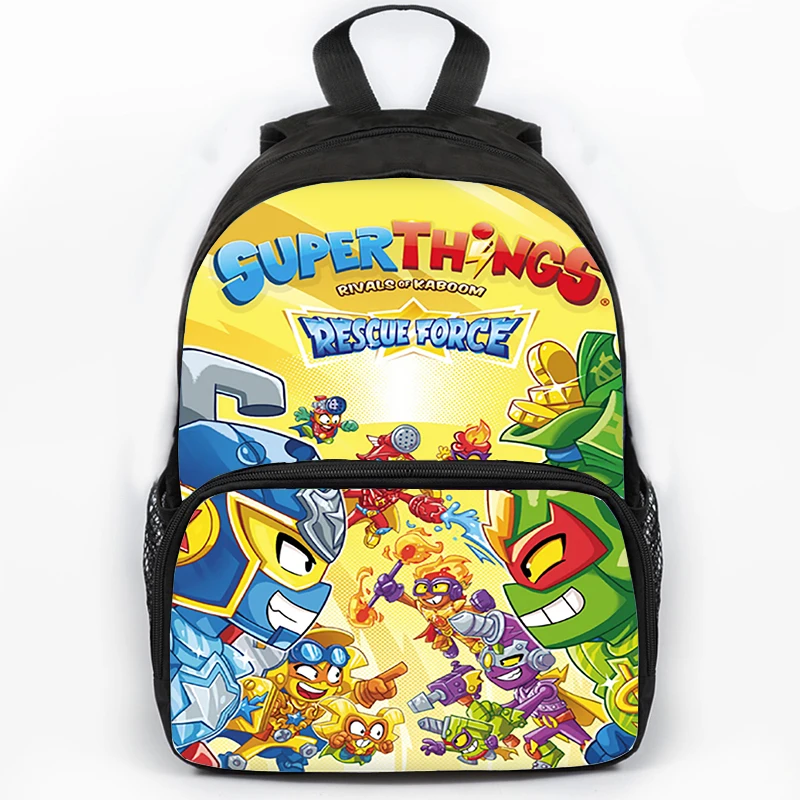 New Super Zings Backpack Boys Girls Cartoon School Bag Children Daypack SuperThings Bag Mochilas Back to School Bookbag Rucksack