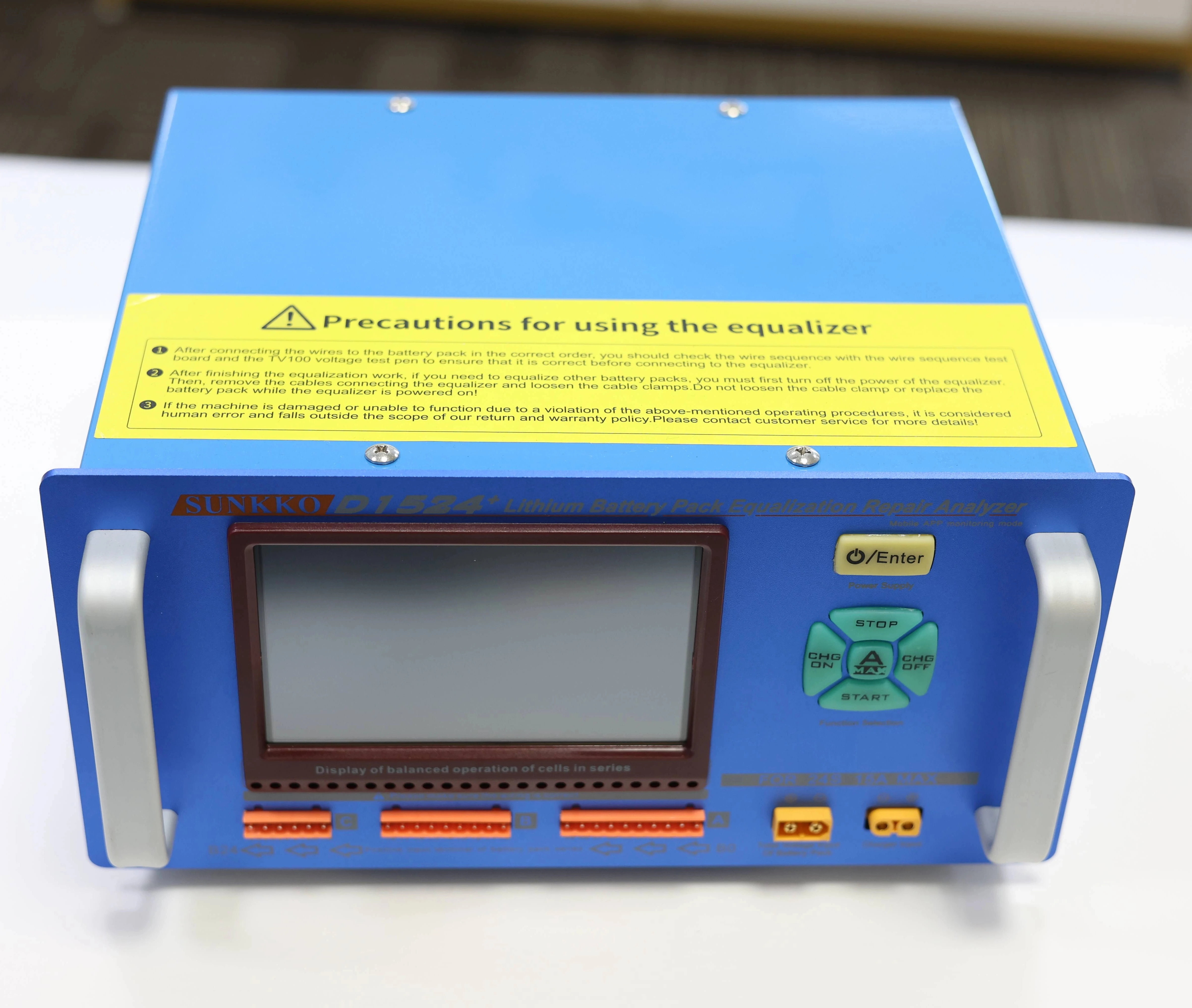 

15A High Current Charge Discharge Lithium Battery Pack Balancing Repair Analyzer New Energy Vehicle Battery Maintenance D1524