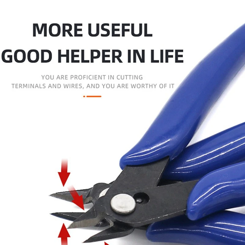 5PCS Model Plier Wire Plier Cut Line Stripping Pliers 170 Cutting Plier Wire Cable Cutter Side Snips Flush Pliers Tools