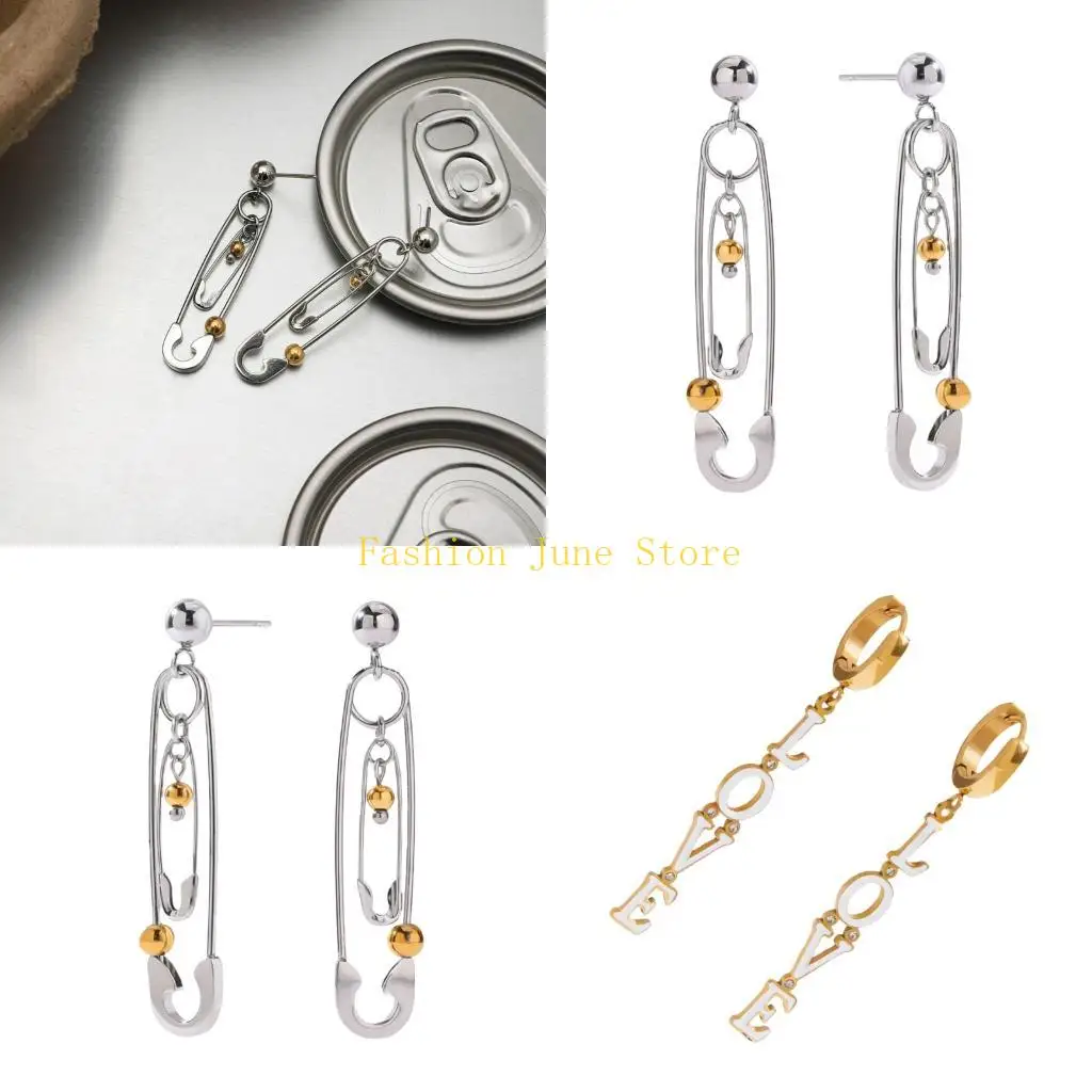 N5KA Propatoledly Starling Studs Strings أقراط تطرح مكتب هدايا المجوهر #1