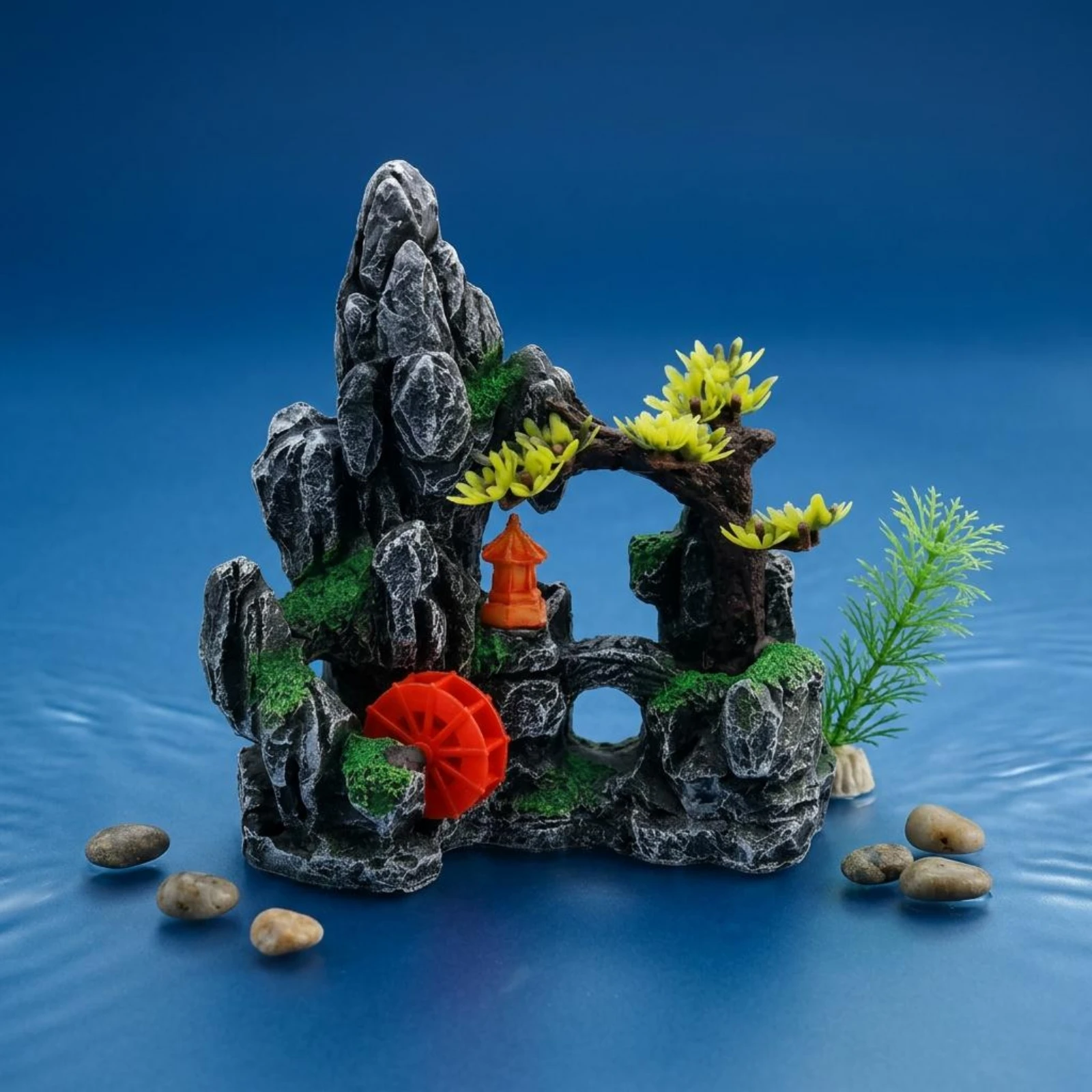 Adorno de Rueda de Agua para A - Aquarium Fish Low Maintenance reseña y precio