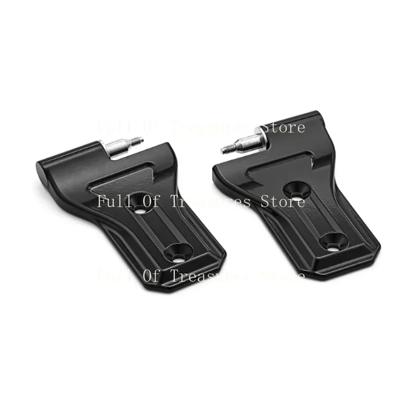 4pc Aluminium Coated Door Side Hinge For Jeep Wrangler JK JL JT 2007+ Road Steel Door Hinge Kit Not Door Hinge