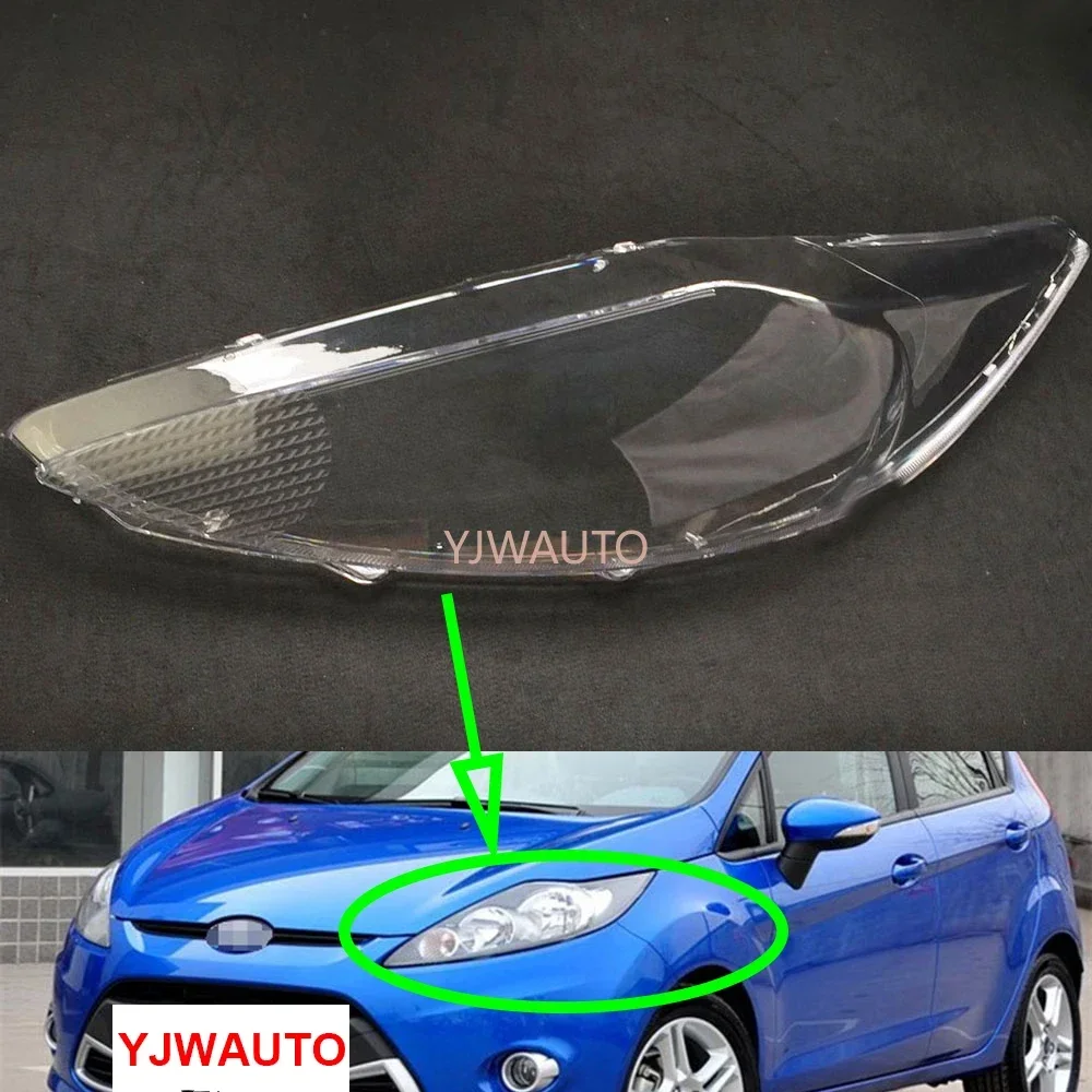 

For Ford Fiesta 2009 2010 2011 2012 Headlight Cover Car Headlamp Lens Glass Replacement Front Lampshade Auto Shell