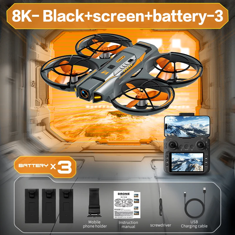 Lenovo A21Pro Mini Drone 8K GPS Professionele HD Luchtfotografie Afstandsbediening Vliegtuigen 5G HD Camera Quadcopter Speelgoed UAV