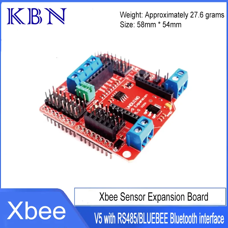 Xbee Sensor Expansion Board V5.0 Include RS485 BLUEBEE Blue-tooth Interface For The UNO-R3 Xbee Sensor Expansion Board V5.0