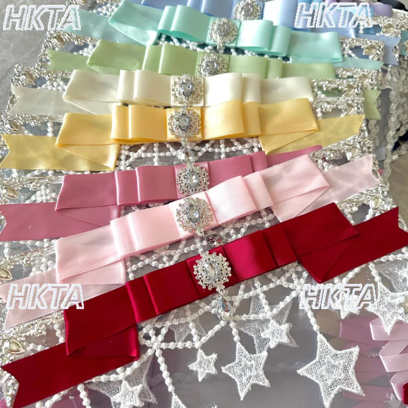Original Transparent Finished Product Large Capacity Bow Ribbon Decorative Elements Shoulder Tote Bag Pain Board Accessories