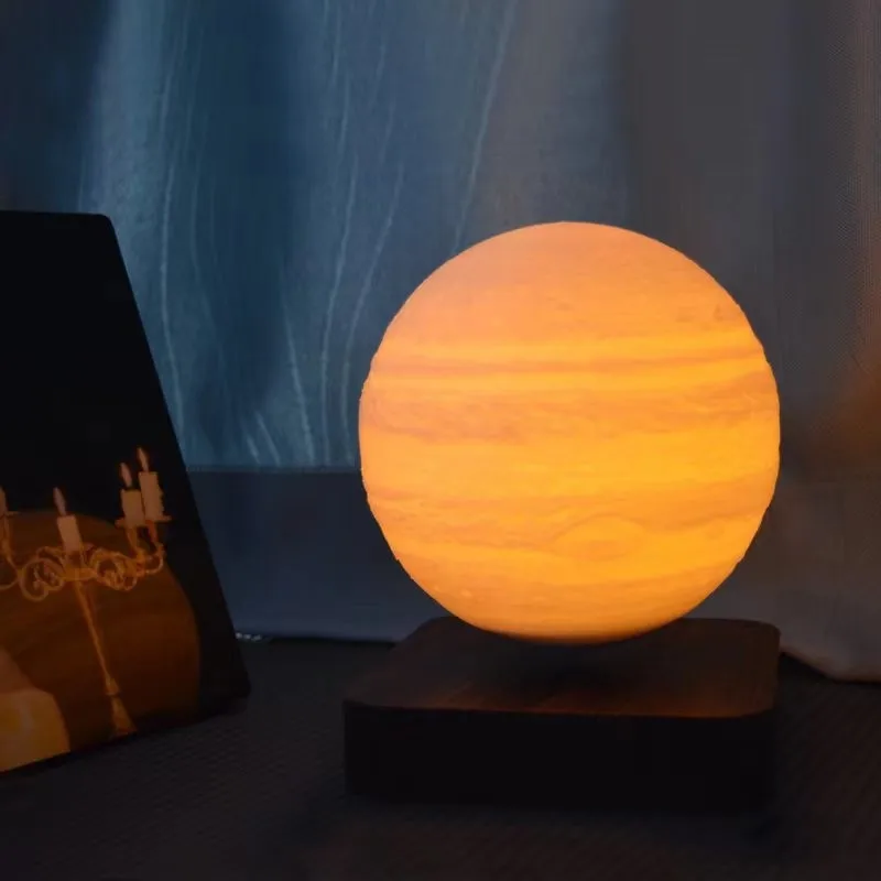 Imagem -05 - Impressão 3d Integrada de Levitação Magnética Júpiter Saturno Starry Sky Night Light